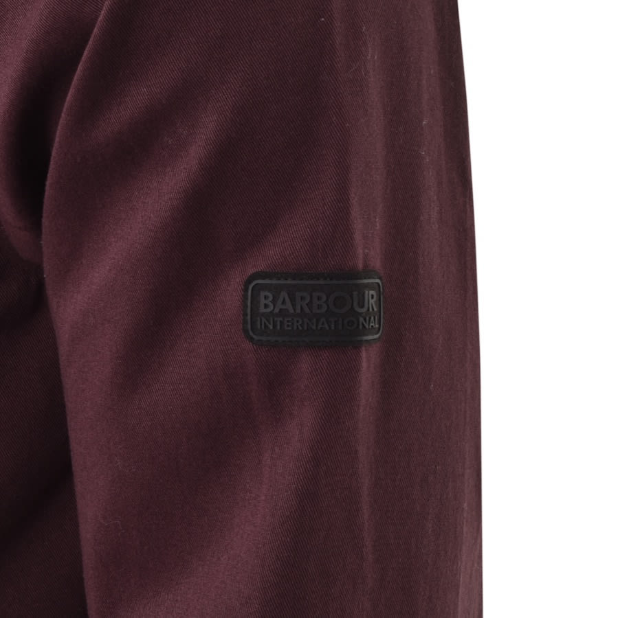 Alternative Image for ProductBarbour International Patch Overshirt Burgundy3
